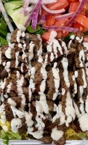 Beef or Lamb Shawarma Platter